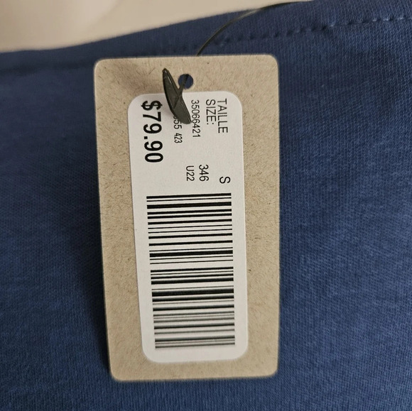 RW & CO. Crew-Neck Straight Dress With Drawcords At Shoulder - Picture 9 of 11